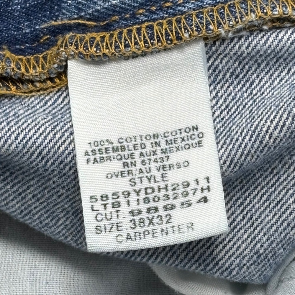 Polo Jeans Co Ralph Lauren Mens Relaxed Straight Jeans Blue 38x31 (Tag 38x32) - Picture 5 of 5